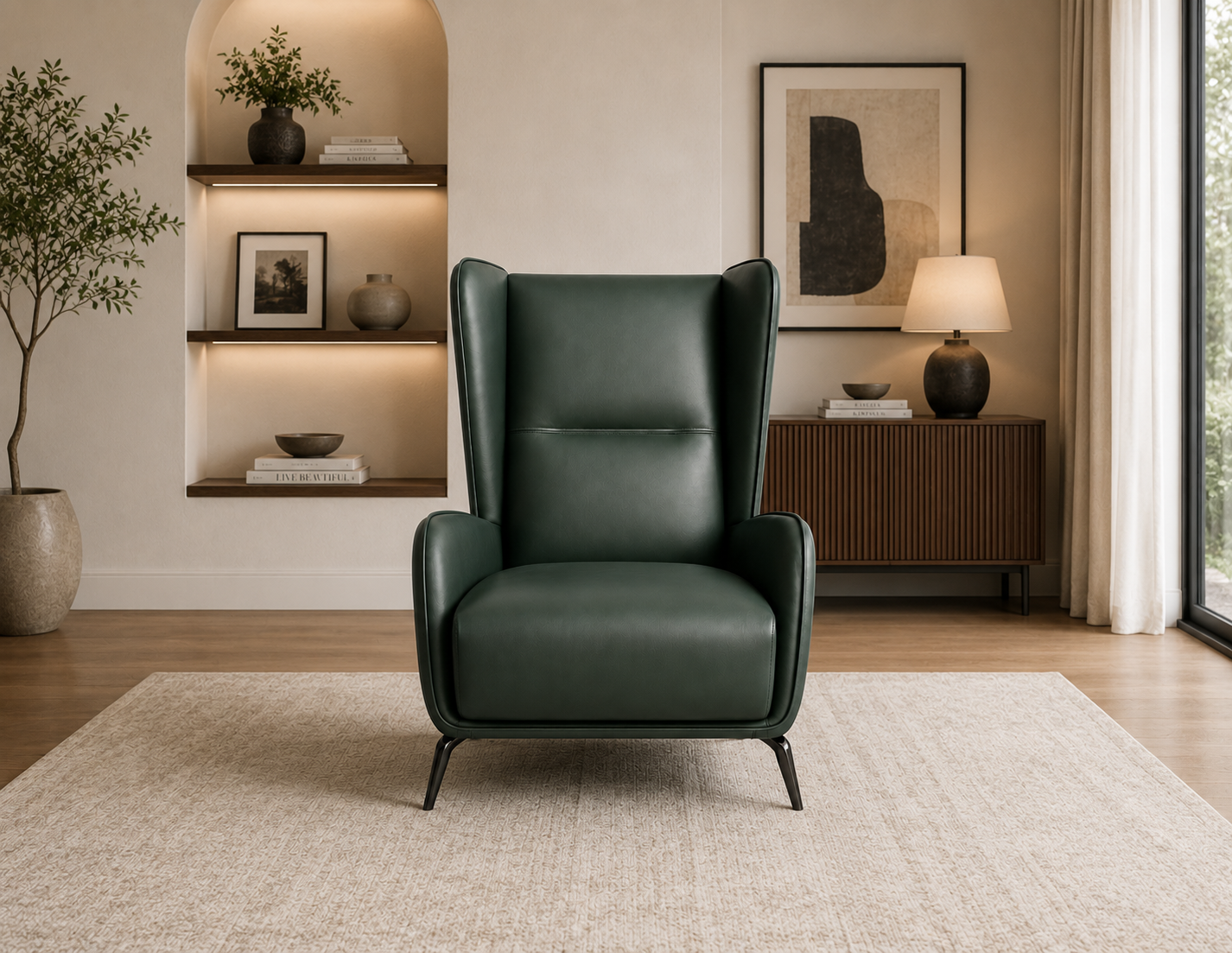 Classic Wingback Chair